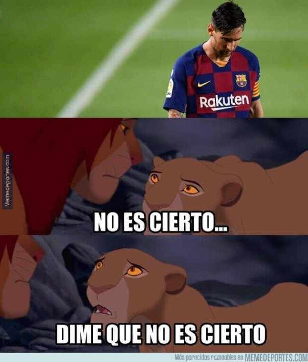 Lionel Messi y los memes tras quedar como agente libre.