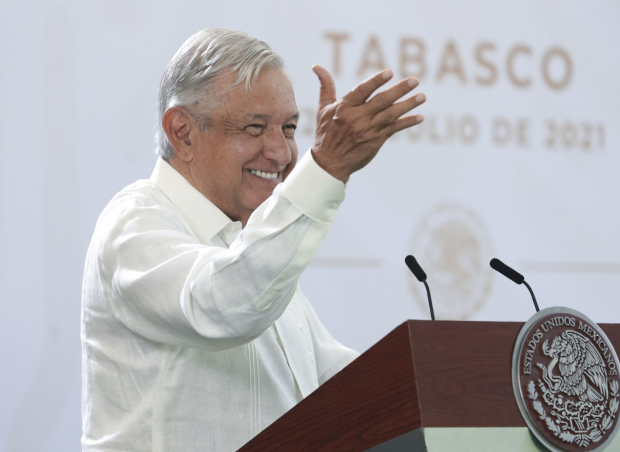 Andrés Manuel López Obrador (AMLO), presidente de México, el 12 de julio de 2021.