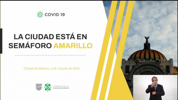 La CDMX sigue en Semáforo Amarillo por COVID-19.