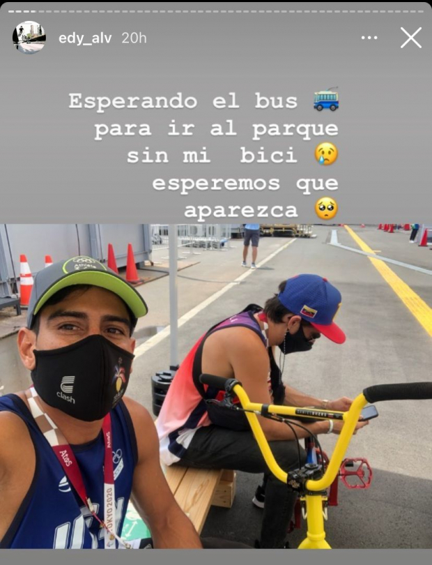 Edy Alviarez no ha recuperado su bicicleta.