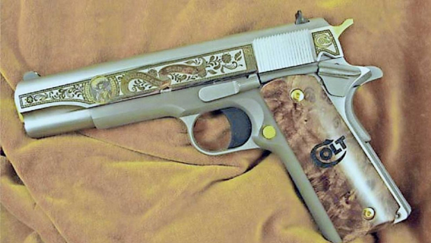 La pistola Colt calibre .38 con la que fue asesinada Miroslava Breach.