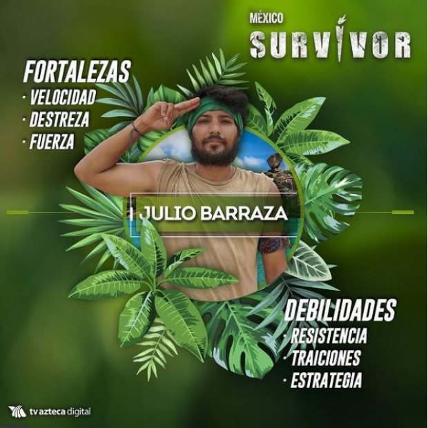 Julio Barraza se convirtió en el mejor sobreviviente de Survivor México