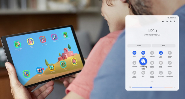 La Galaxy Tab A7 Lite posibilita el modo Samsung Kids, con el cual podrás monitorear la actividad de tu pequeña o pequeño en el dispositivo