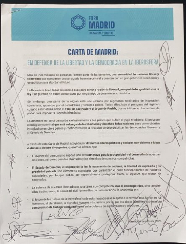 "Carta de Madrid"