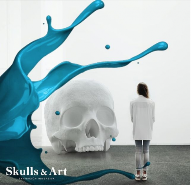 En "Skulls & Art" podrás tomarte las mejores fotografías para presumir en tus redes sociales.