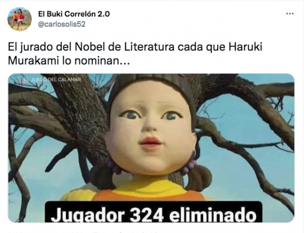 Meme sobre Murakami
