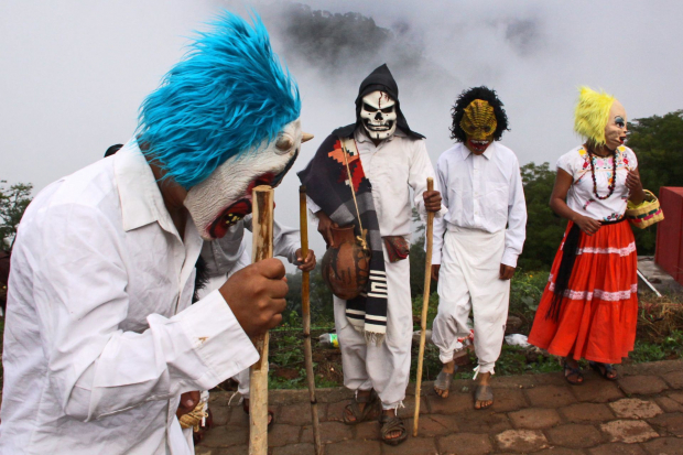 Festividad de Día de Muertos en Oaxaca.