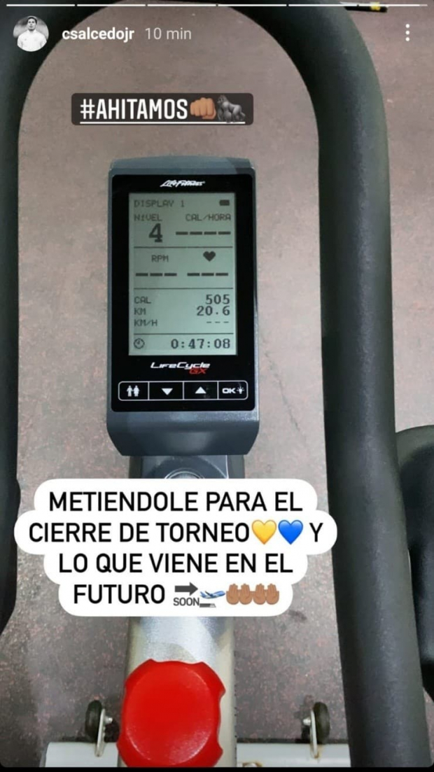 Carlos Salcedo y un misterioso mensaje en Instagram.