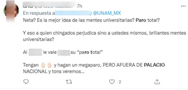 Reacciones tras la supuesta convocatoria a un paro total en la UNAM