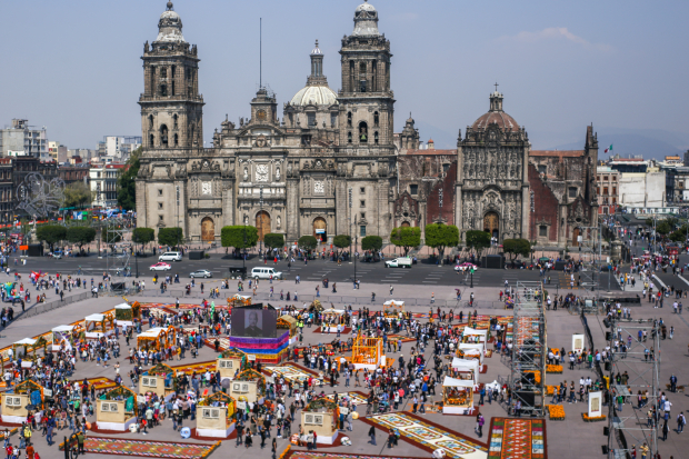 La estructura de la Mega Ofrenda del Zócalo representa el Códice Mendoza.