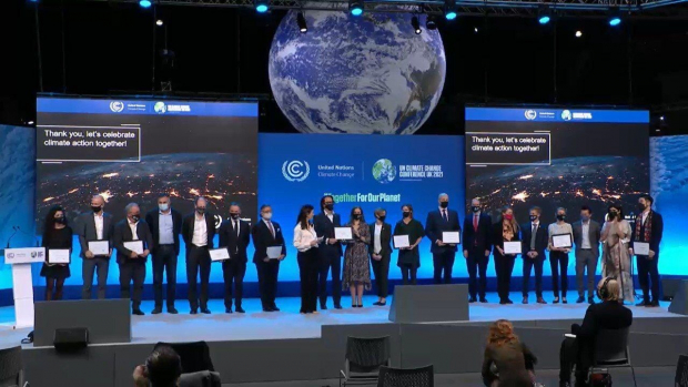 Recibieron el premio en el marco de la Conferencia de las Naciones Unidas sobre el Cambio Climático (COP26).
