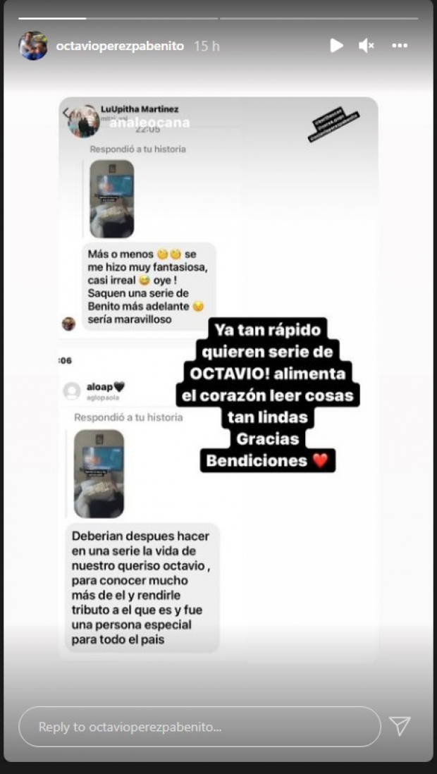 Los mensajes para la familia de Octavio Ocaña