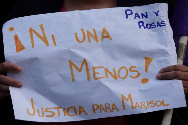 El pasado 27 de noviembre, activistas salieron a protestar a las calles por el asesinato de Marisol Cuadras en Guaymas, Sonora, durante un ataque armado.
