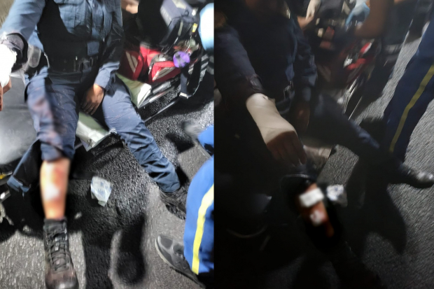 Reportan 13 policías lesionados en la México-Puebla.