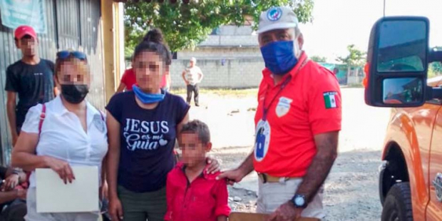 El menor se reunió con su madre en un albergue en Veracruz