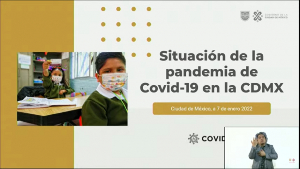 Informe de COVID-19 en la CDMX.