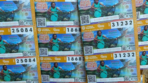 Así luce el billete de la Lotería Nacional con la imagen de una mujer indígena campechana.