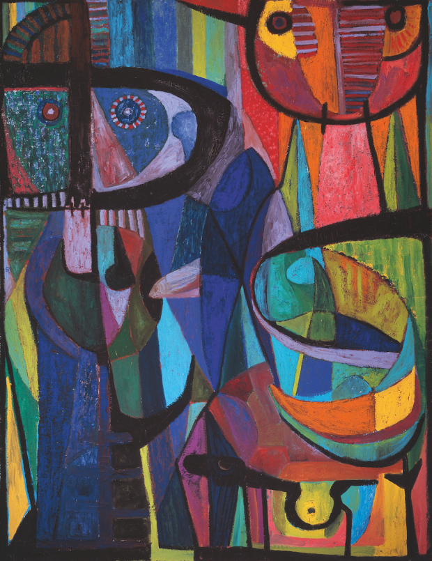 Los alucinados, óleo sobre tela, 1959.