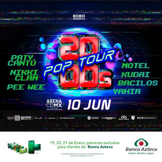 2000 pop tour guadalajara ticketmaster