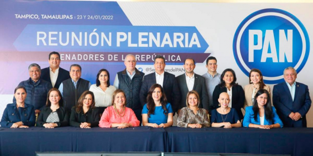 Senadores del PAN realizaron su reunión plenaria en Tamaulipas.