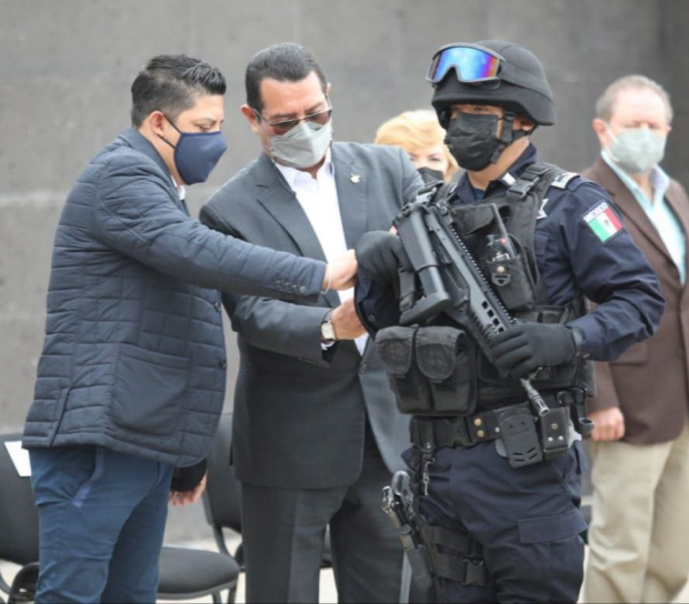San Luis Potosí tiene más policías, mayor capacitación y equipamiento, tendiente a regresar la paz a la entidad