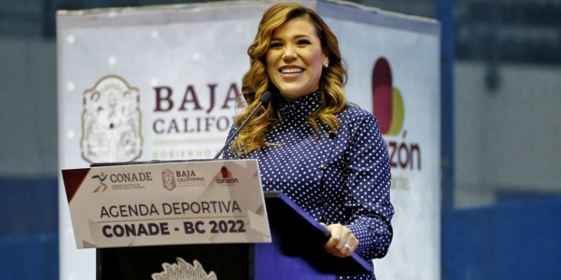 Marina del Pilar Ávila resaltó que hubo un aumento al presupuesto de Deporte para el 2022 en Baja California.