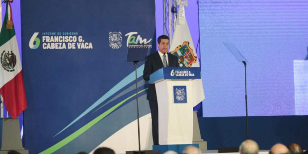 El gobernador García Cabeza de Vaca informó de las principales acciones, programas e infraestructura que integran las acciones de los 3 ejes rectores de la administración estatal 2016-2022.