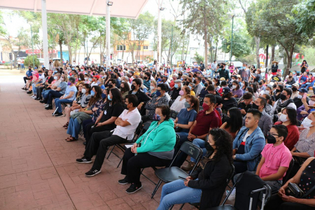 Orquesta Sinfónica de Coyoacán ejecuta piezas musicales al aire libre en Los Pedregales