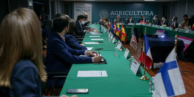 La Secretaría de Agricultura y Desarrollo Rural y el Grupo de Trabajo de Agregados Agrícolas en México (GTAAM) se pronunciaron por reforzar la cooperación internacional.