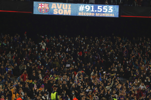 Durante el partido de Champions League se dio a conocer el número de asistencia en el estadio del Barcelona en el duelo femenil.