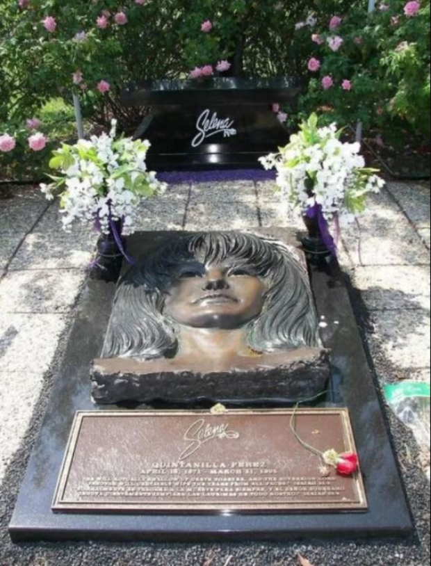 La tumba de Selena Quintanilla.