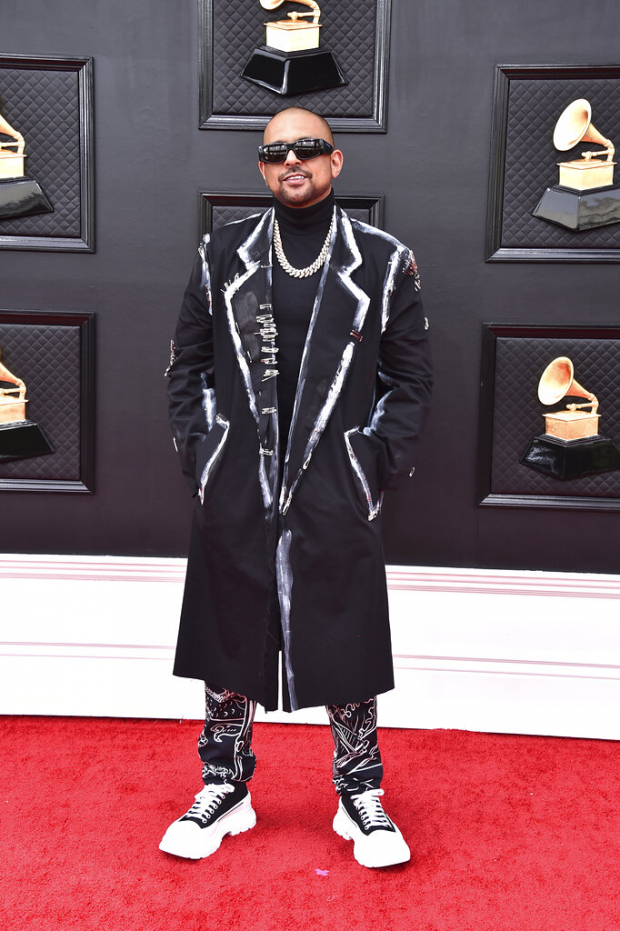 Sean Paul llegó a los Grammy 2022