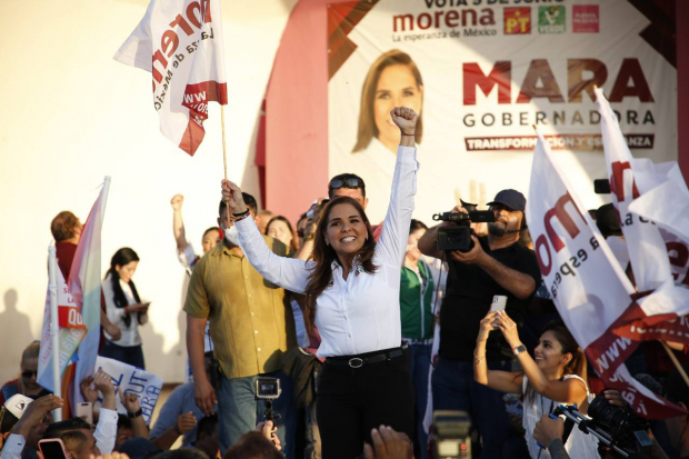 Mara Lezama candidata a la gubernatura del Estado de la coalición “Juntos Hacemos Historia”