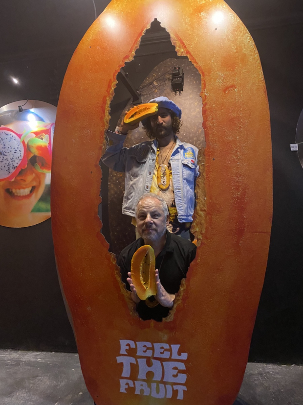 Instalación Feel The Fruit, en el Museo del Futuro.