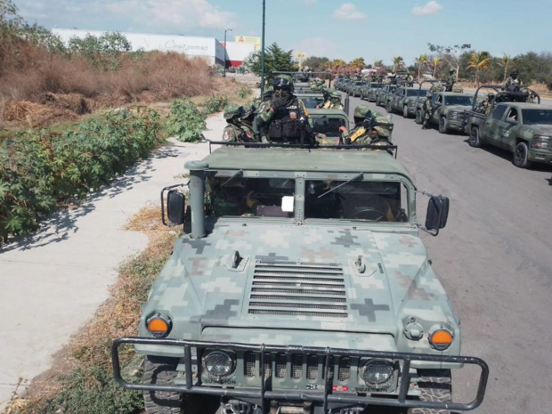 En febrero pasado, 950 elementos del Ejército Mexicano arribaron a Colima para fortalecer la seguridad.
