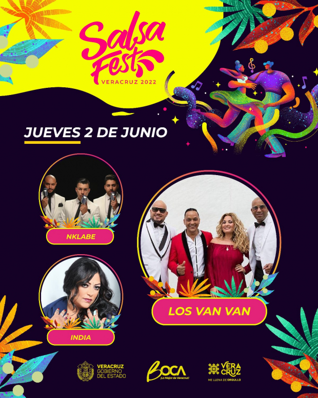 Salsa Fest 2022 Regresan los grandes exponentes del género a Veracruz