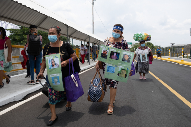 Arriban a Chiapas madres de migrantes extraviados