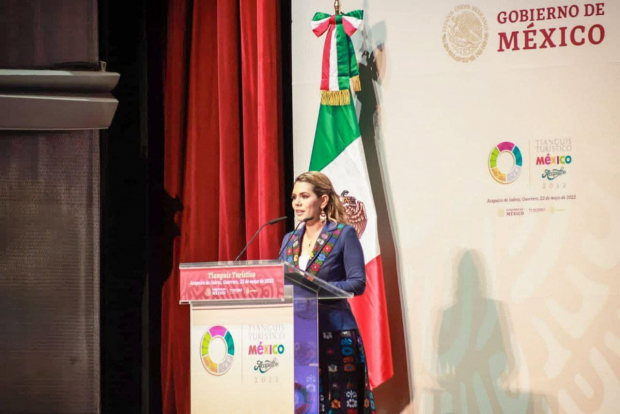 La gobernadora del Guerrero, Evelyn Salgado Pineda, inauguró la edición 46 del Tianguis Turístico