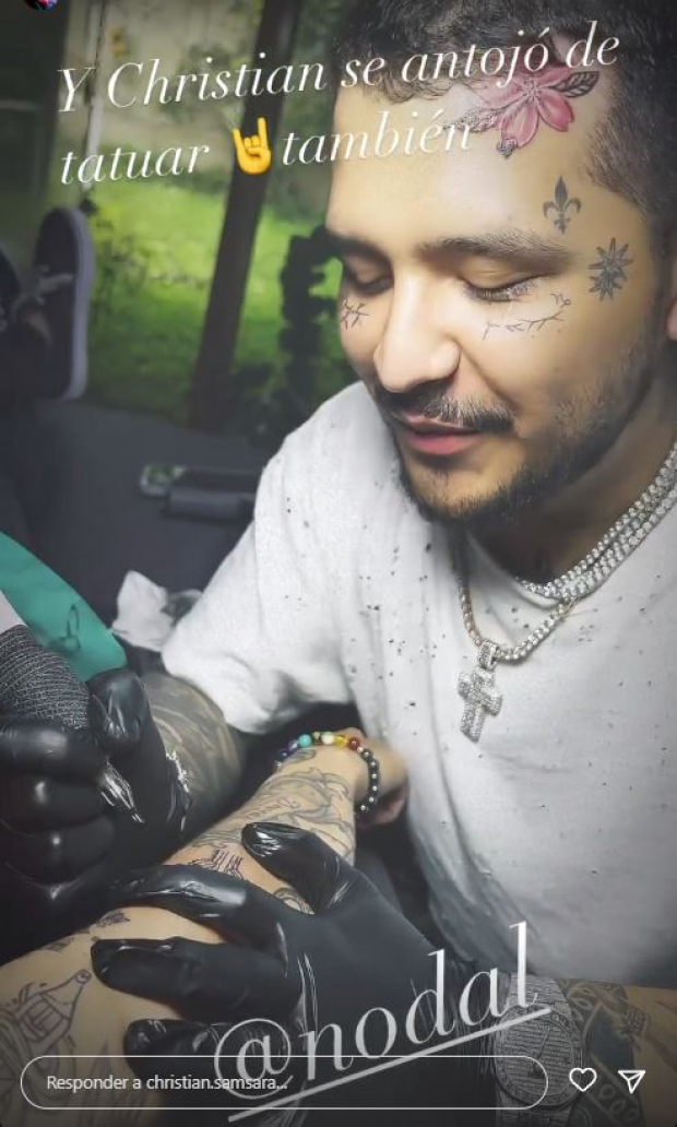 Christian Nodal ya eliminó su último tatuaje alusivo a Belinda