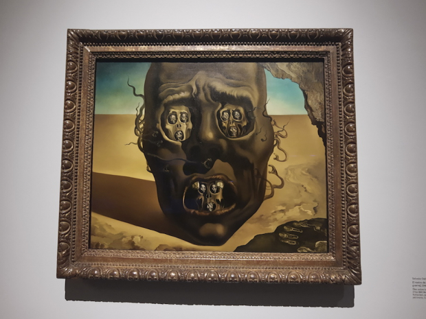El rostro de la guerra (1940), de Salvador Dalí.