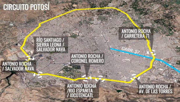 Destacan la consolidación del nuevo Circuito Potosí con la construcción de seis puentes vehiculares