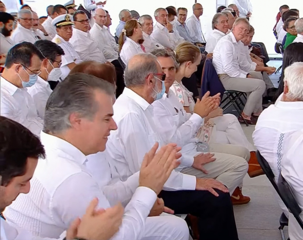 Carlos Slim en el discurso de inauguración de la Refinería Olmeca