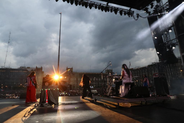 La Maldita Vecindad ofrece concierto en el Zócalo
