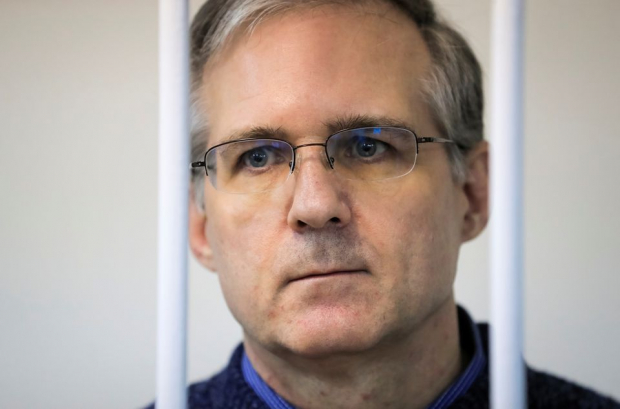 El exmarine estadounidense, Paul Whelan, acusado de espionaje, durante una audiencia judicial sobre la extensión de su detención preventiva, en Moscú, Rusia.