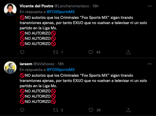 Aficionados de la Liga MX explotan contra Fox Sports