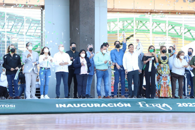 El gobernador Ricardo Gallardo dio el banderazo de inicio de la Feria Nacional Potosina.