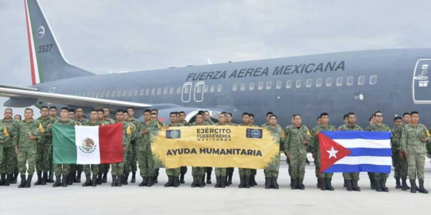 El Ejército Mexicano brindó apoyo con 63 elementos de diversas especialidades