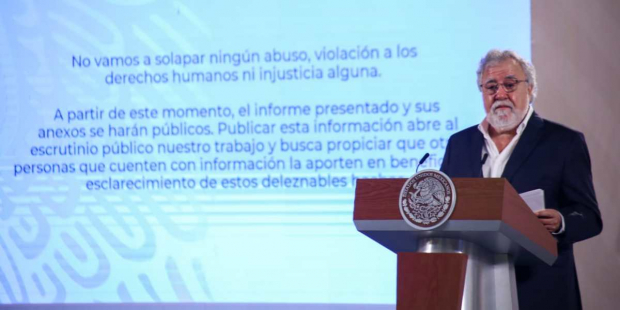 “No hay un indicio de vida y eso es una triste realidad", reconoció el subsecretario de Derechos Humanos, Población y Migración, Alejandro Encinas.