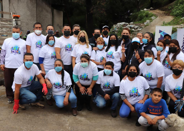 Huixquilucan realiza limpieza de la barranca “El Zacatal” con la intención de mejorar el entorno en cada una de las comunidades.