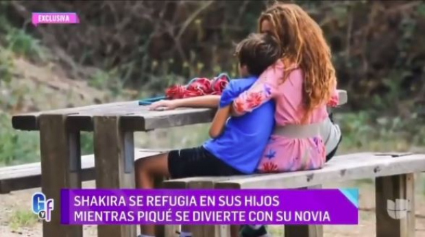 Captan a Shakira triste tras ver fotos de Piqué con su nueva novia
